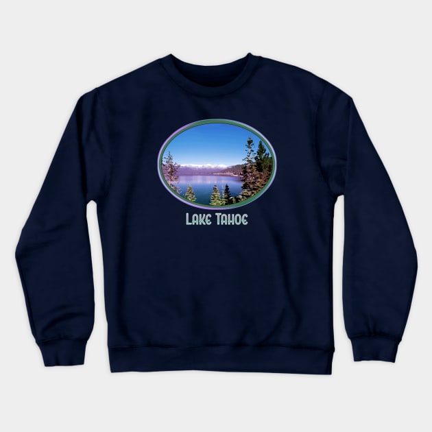 Lake Tahoe - California - Sierra Mountains Scenic Crewneck Sweatshirt by jdunster